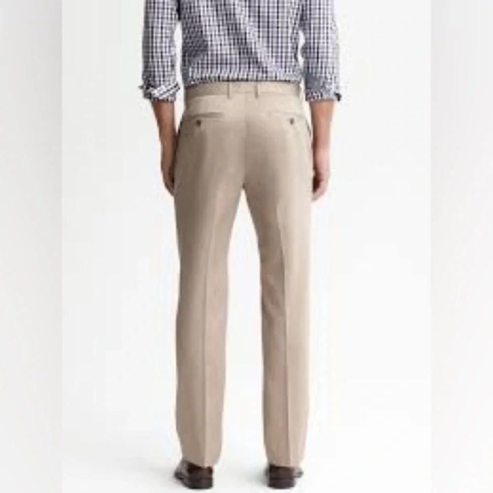 Banana Republic Mens Tan Slim Fit Chino Pants 36x32